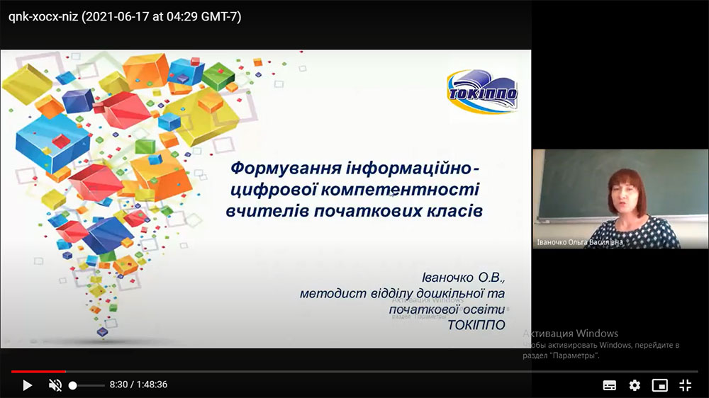 Тренінг для вчителів початкових класів