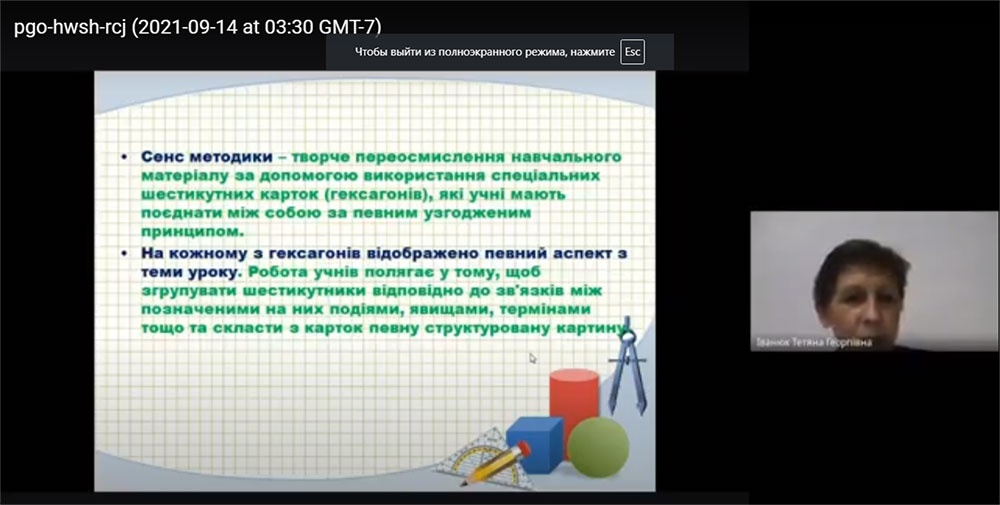 Використання сучасних освітніх технологій для забезпечення якості шкільної математичної освіти
