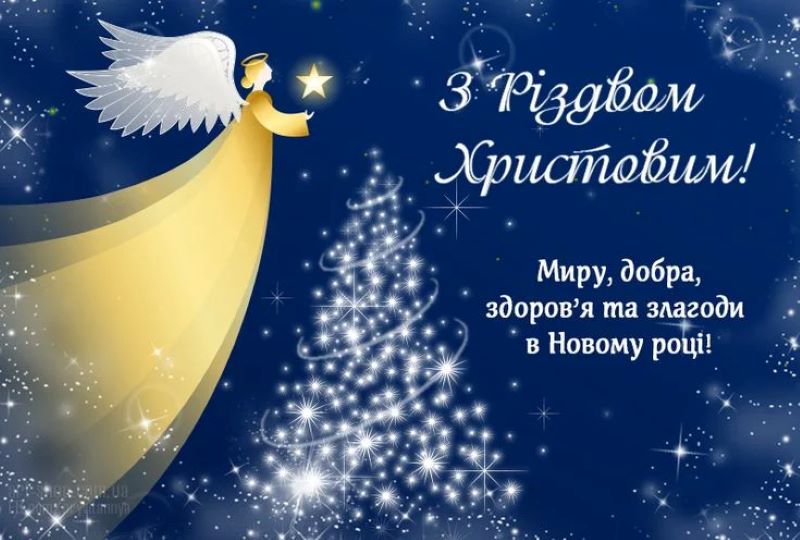 Шановні освітяни! Щиро вітаємо Вас із Різдвом Христовим та Новим роком!