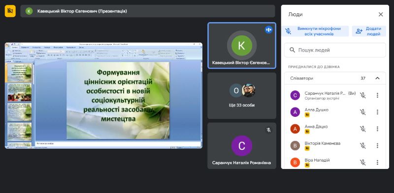 Педагогічні читання  на тему «Сценічні види мистецтва: міжгалузева інтеграція на уроках мистецької освітньої галузі. Українське балетне мистецтво на сучасному етапі»