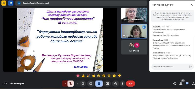 Школа молодого вихователя закладу дошкільної освіти   «ЧАС ПРОФЕСІЙНОГО ЗРОСТАННЯ»  «Формування інноваційного стилю роботи молодого вихователя закладу дошкільної освіти»