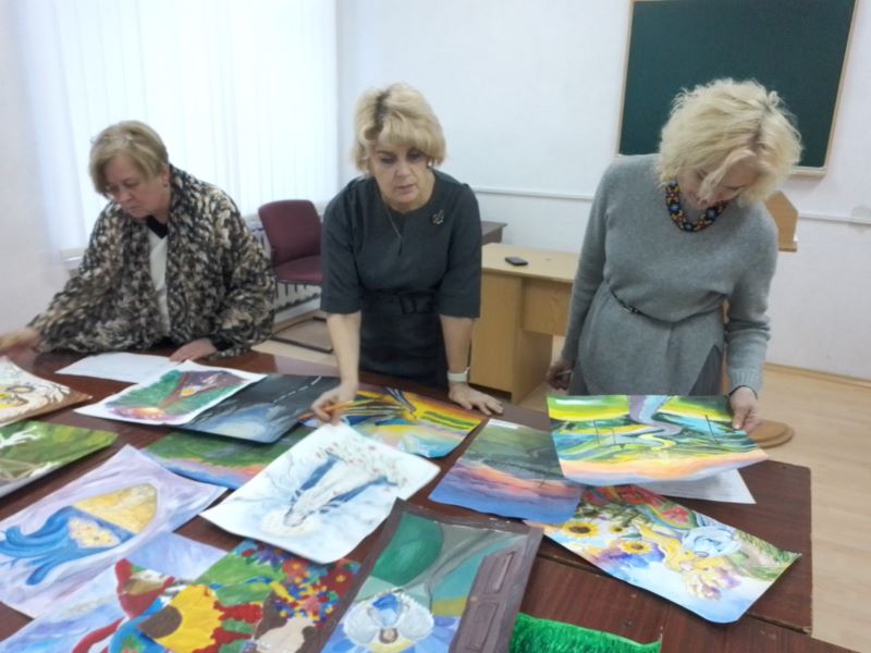 Проведено обласну учнівську олімпіаду з образотворчого мистецтва